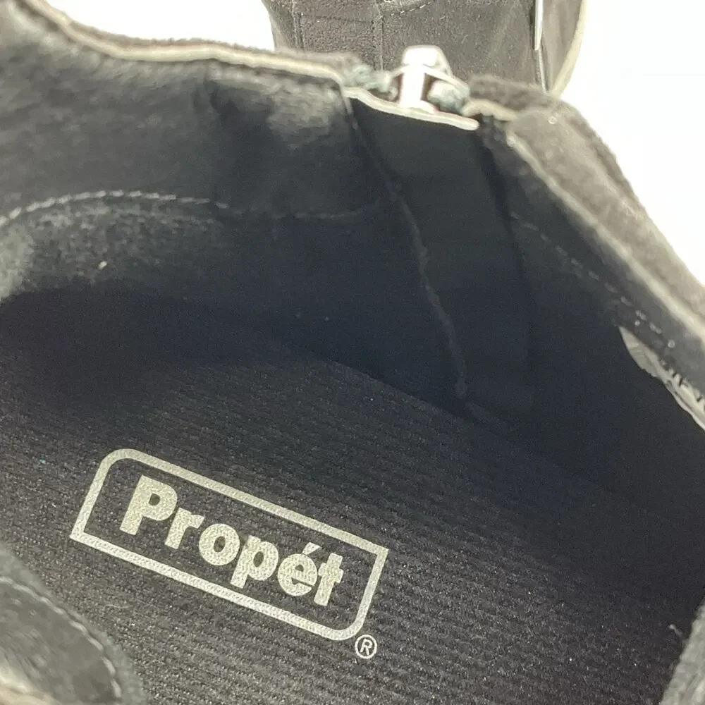 NEW Propet Women’s Tandy Side Zip Ankle Boots Black Size 8M